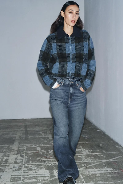 ZW COLLECTION BALLOON HIGH-WAIST JEANS