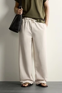 CONTRAST WAIST JOGGER PANTS