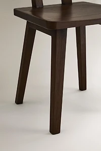 WOODEN CHAIR WITH BACKREST