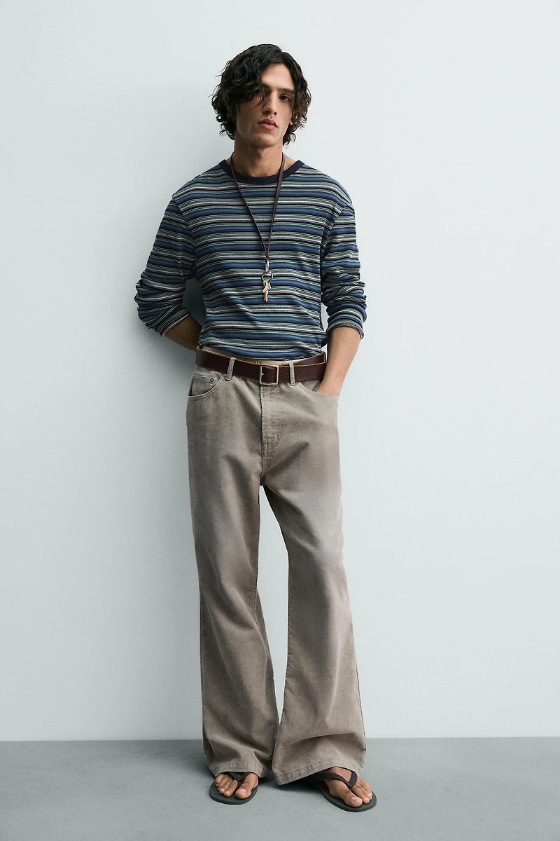 FLARE FIT CORDUROY PANTS