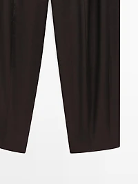 Satin balloon fit trousers - LIMITED