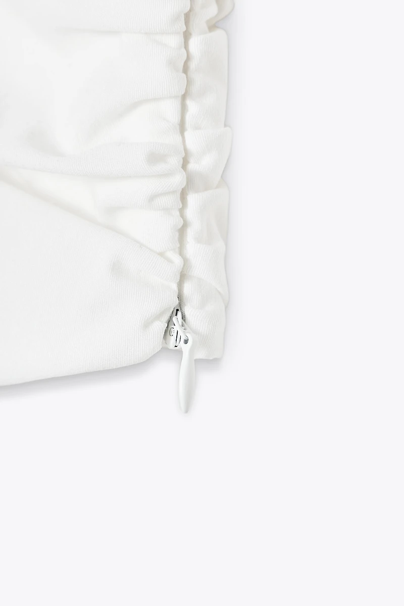 DRAPED CROP TOP