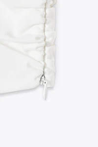 DRAPED CROP TOP