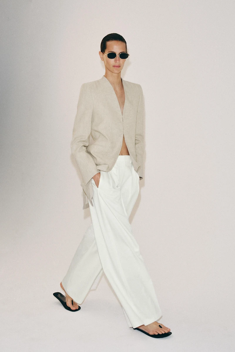 ZW COLLECTION LONG STRIPED BLAZER