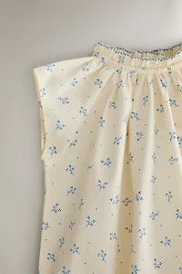 GRENOUILLÈRE BÉBÉ FLORALE