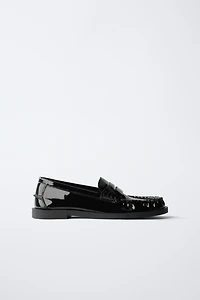 PATENT LEATHER LOAFERS