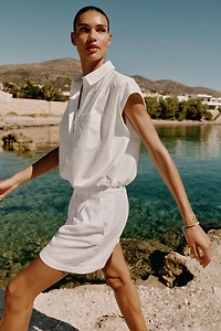 CHEMISE COURTE À CARREAUX VICHY