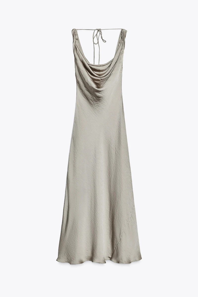 ZW COLLECTION SATIN LONG DRESS