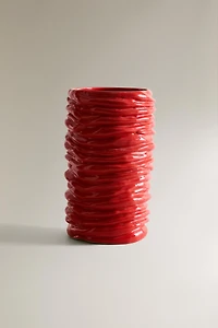 WAVY CERAMIC VASE X COLLAGERIE