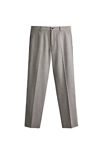 STRIPED REGULAR FIT SUIT PANTS