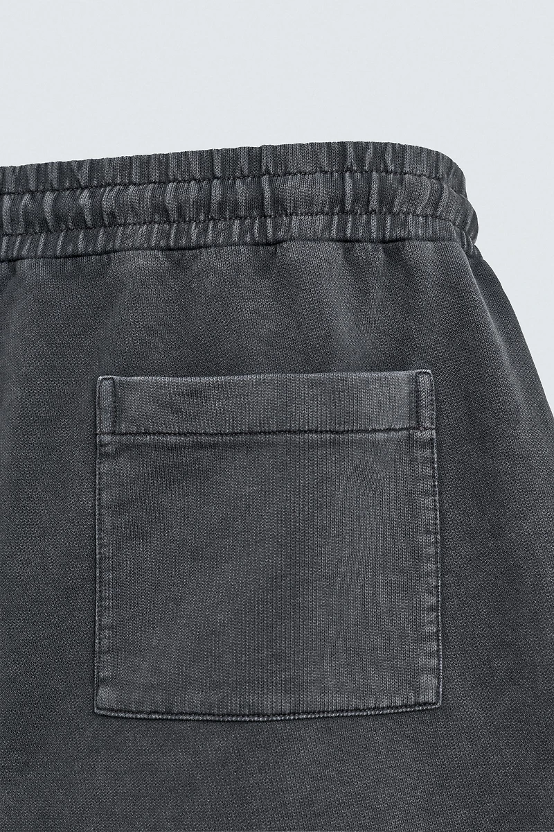 WASHED JOGGER SHORTS