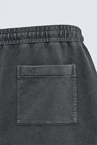 WASHED JOGGER SHORTS