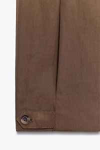 ZW COLLECTION PLEATED PANTS WITH LOOPS