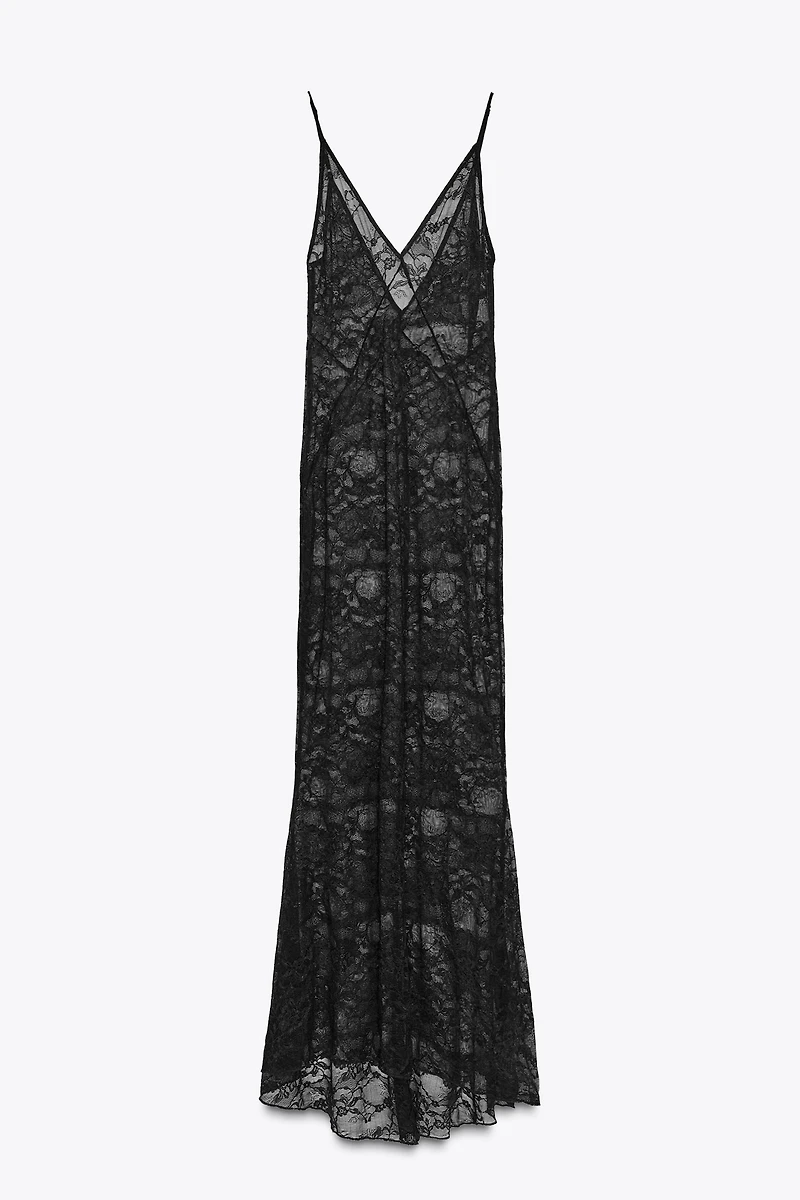 LONG LACE DRESS
