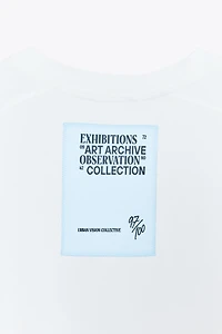 BOXY FIT T-SHIRT WITH LABEL