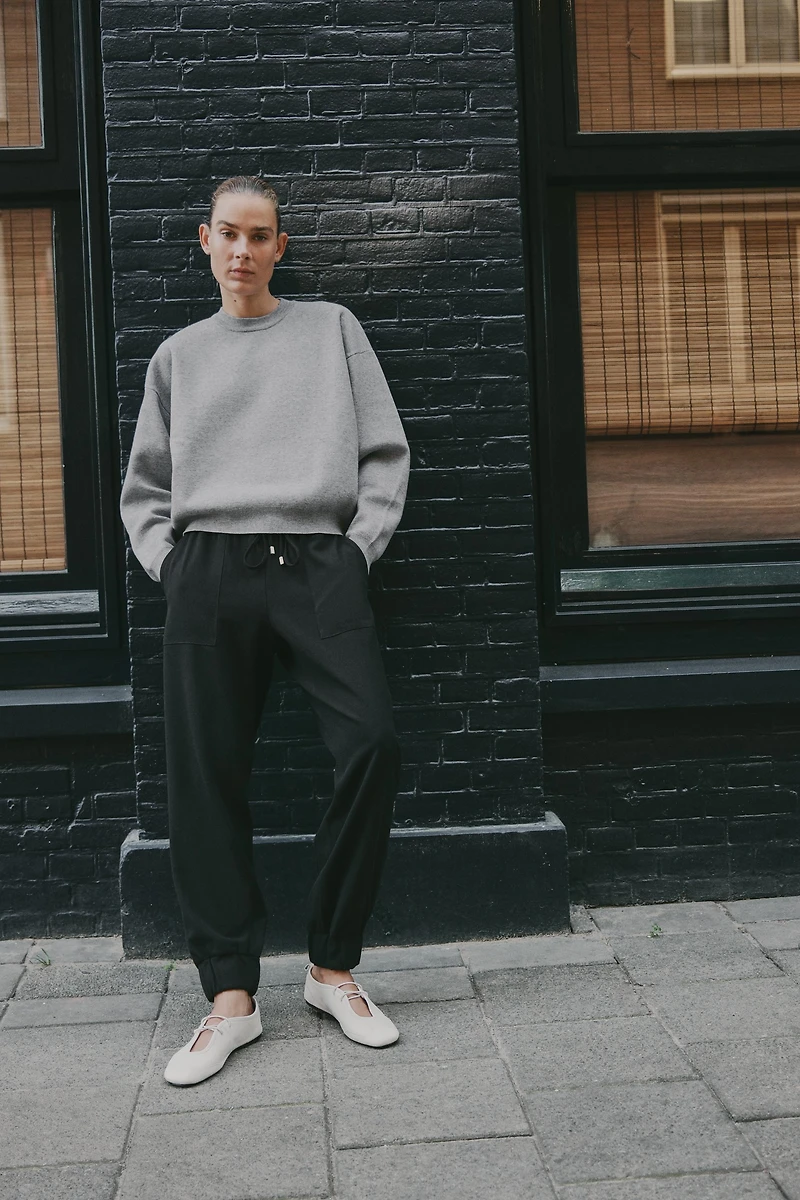 CUFFED HEM PANTS