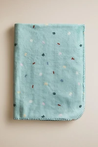 MICKEY & MINNIE LETTERS BABY FLEECE BLANKET ©DISNEY
