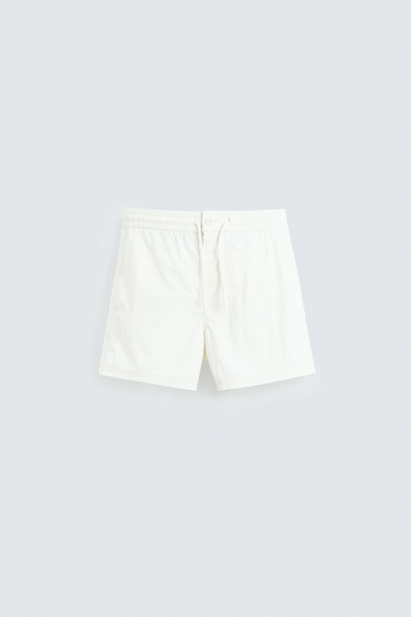 CONTRAST MID-LENGTH SWIMSUIT