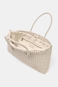 ELONGATED WOVEN SHOPPER