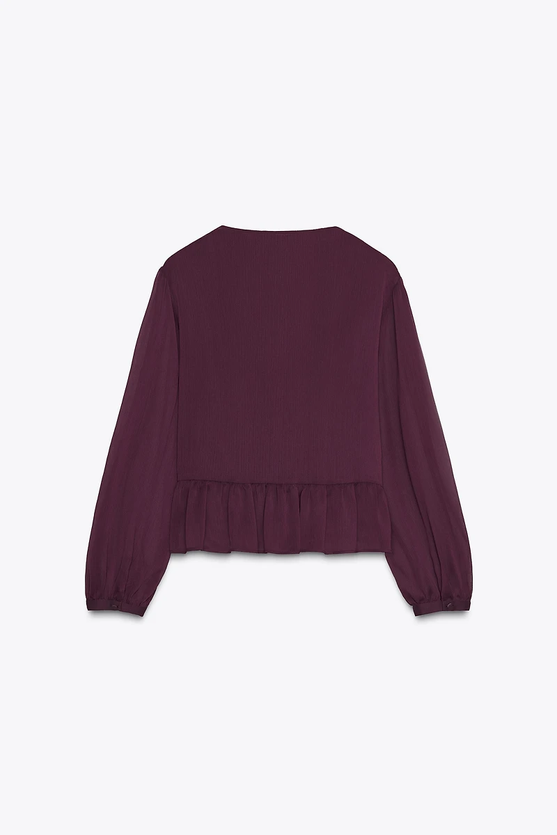 RUFFLED BLOUSE