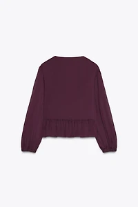 RUFFLED BLOUSE