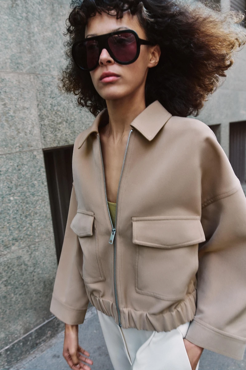 ELASTIC HEM JACKET