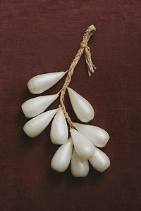 PACK BOUGIES GRAPPE NACRÉE NOËL (PACK DE 10)