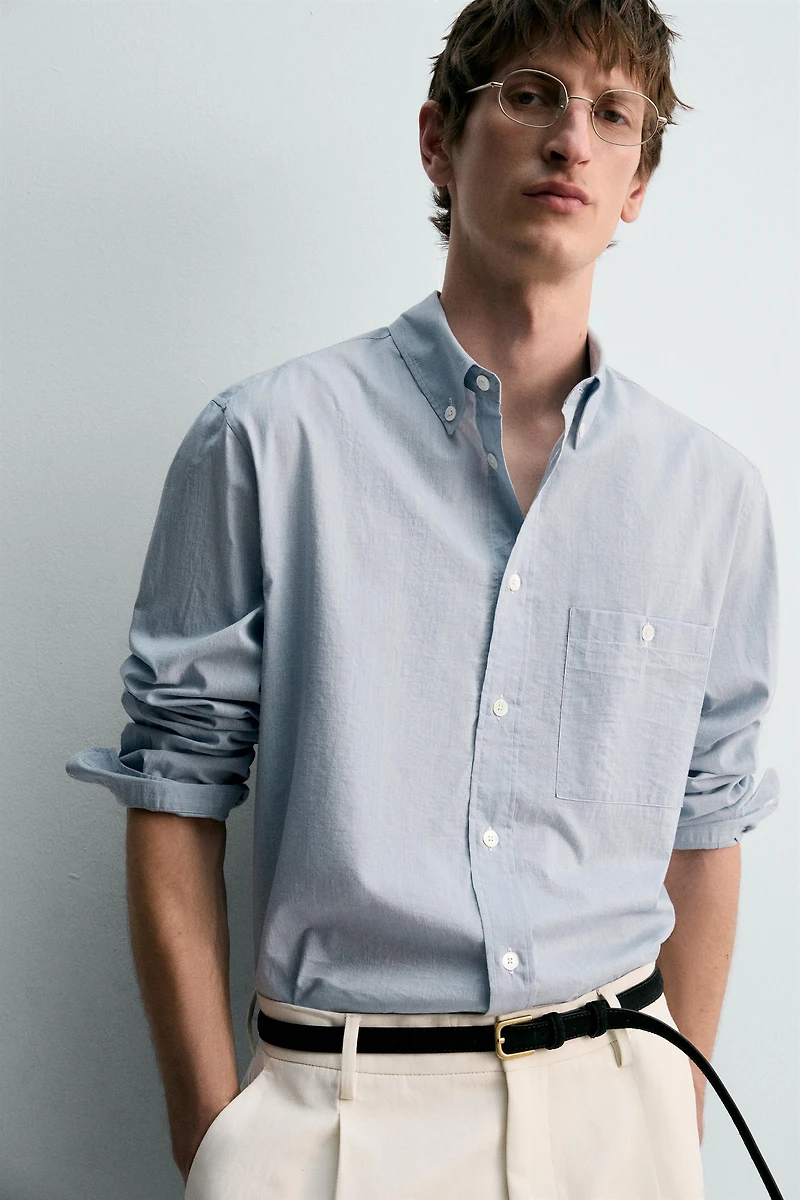 CHEMISE RELAXED FIT À RAYURES