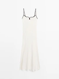 Satin camisole midi dress