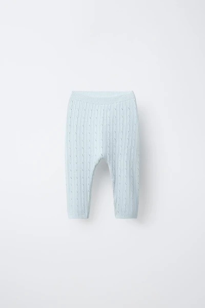 RIBBED CUT-OUT PANTS