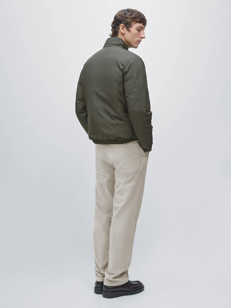 Veste ultralégère déperlante en duvet mélangé