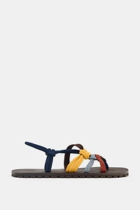 SANDALES À BRIDES DE COULEURS