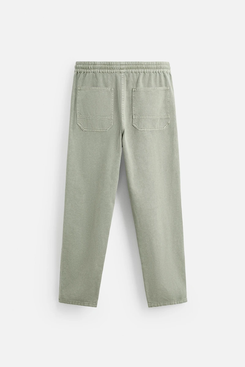 COTTON - LINEN PANTS