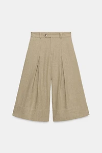 PANTALON LARGE AVEC LIN ZW COLLECTION