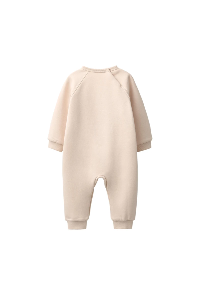 SHEEP EMBROIDERED LONG JUMPSUIT