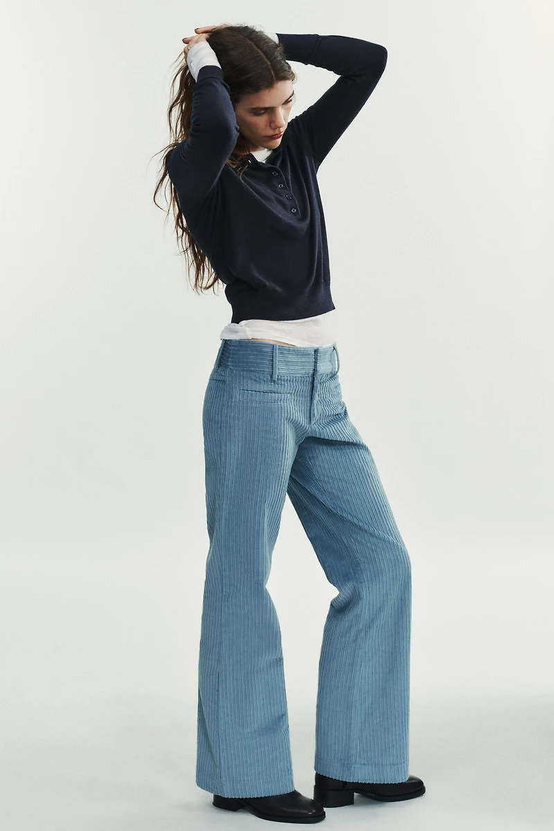 FLARE CORDUROY PANTS