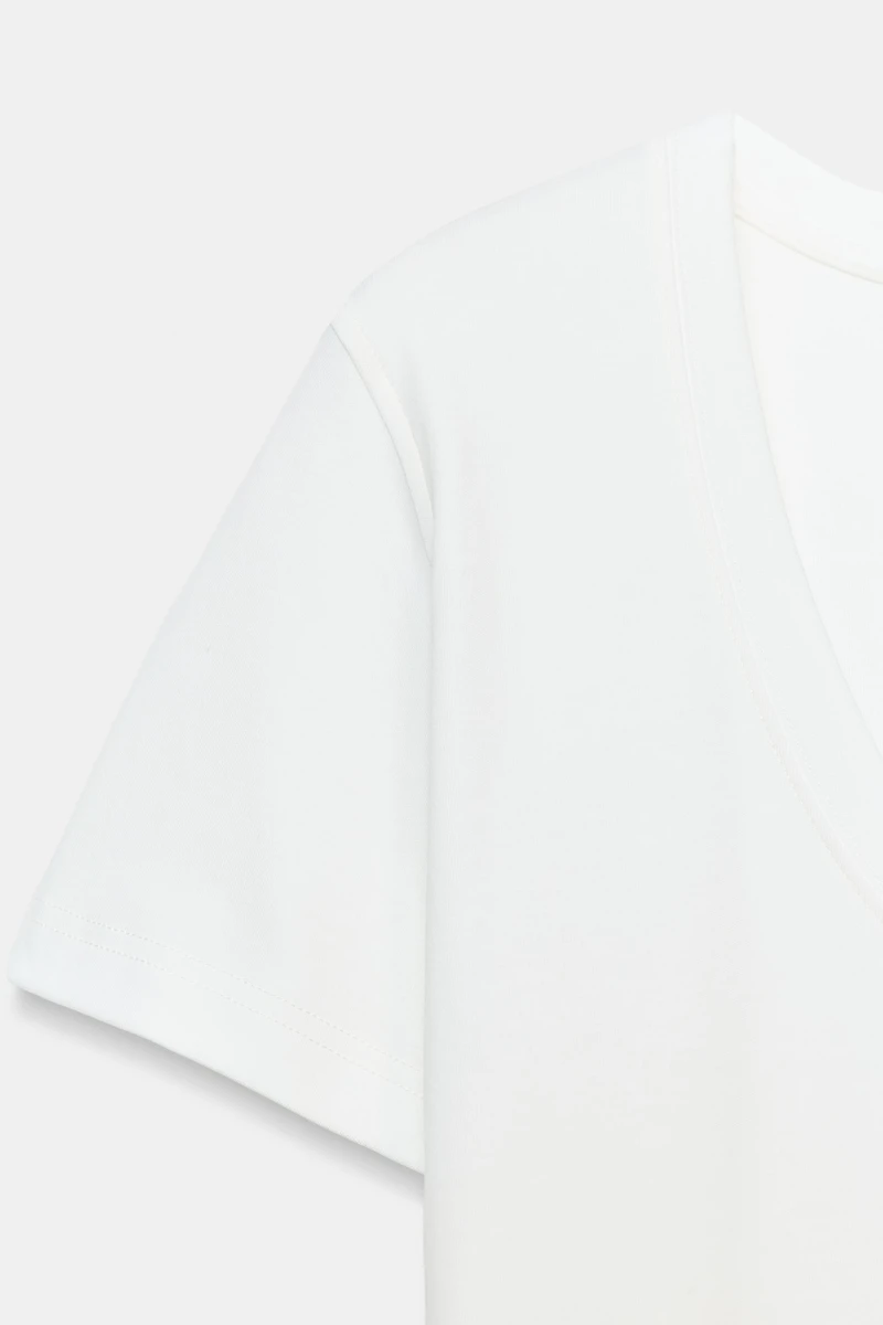 SHORT SLEEVE INTERLOCK T-SHIRT