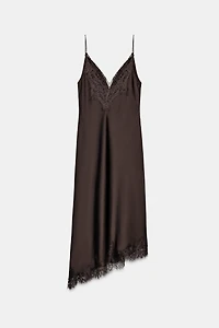 ZW COLLECTION SATIN LACE DRESS