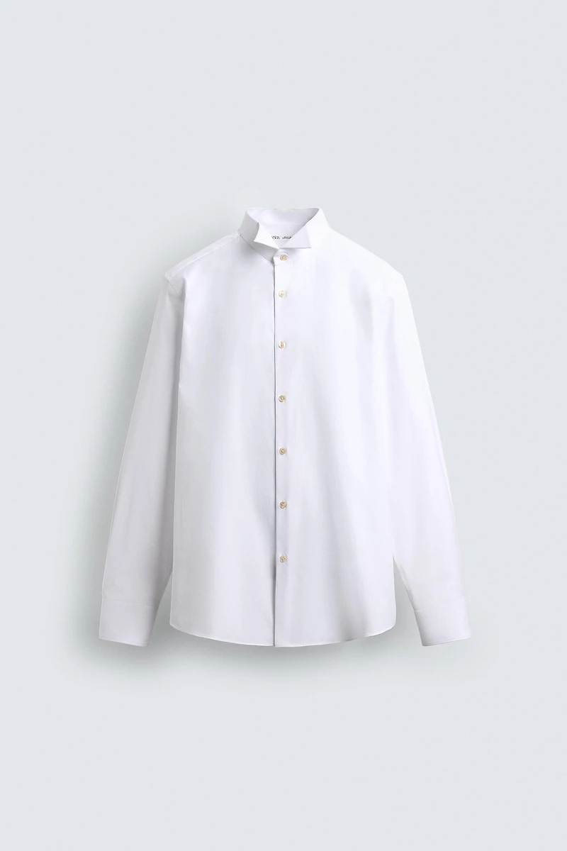 TUXEDO COLLAR SHIRT
