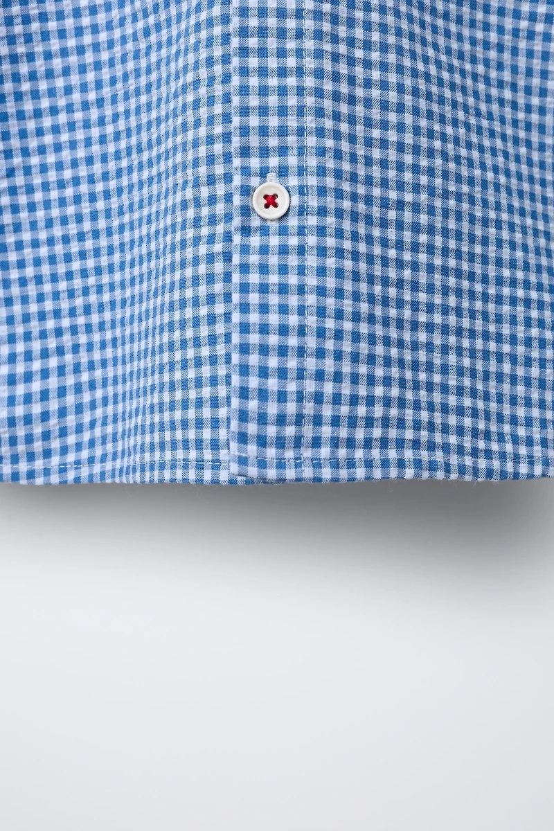 POCKET GINGHAM SHIRT