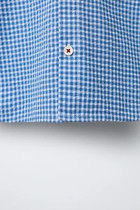 POCKET GINGHAM SHIRT