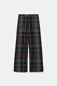ZW COLLECTION PLAID BALLOON PANTS