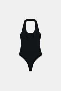 HALTER UNDERWIRE BODYSUIT