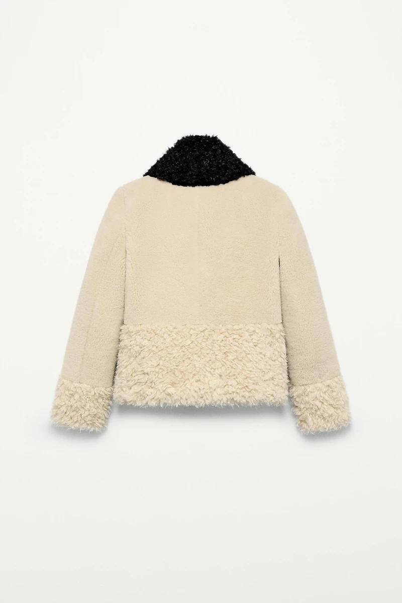 FAUX FUR PATCHWORK JACKET - THE ITEM ZARA WOMAN