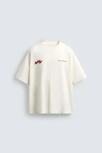 CONTRASTING PRINT T-SHIRT
