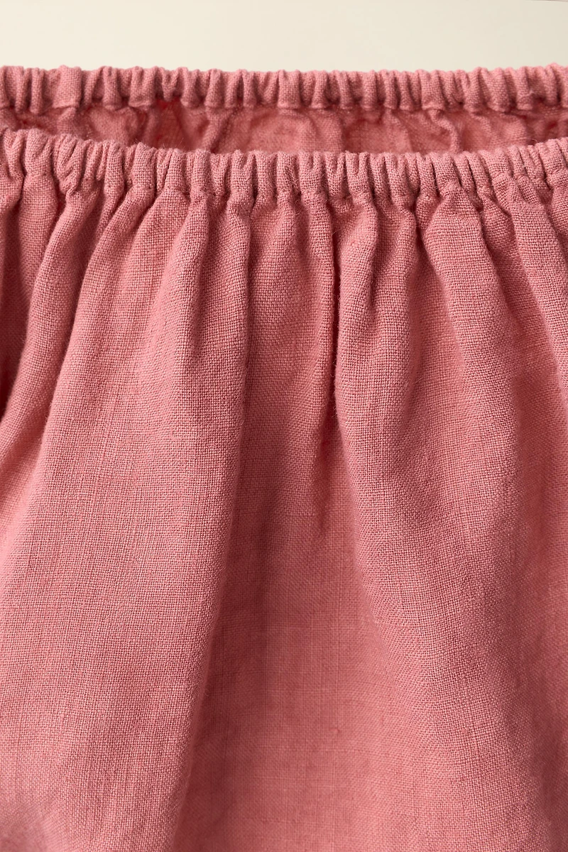 100% LINEN BLOOMERS CREATED BY CARAMEL LONDON X ZARA