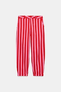 PANTALON CHINO À RAYURES