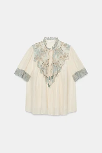 ZW COLLECTION LACE SHIRT