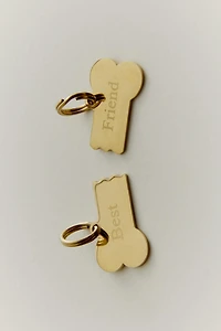"BEST" "FRIEND" BONE PET CHARM