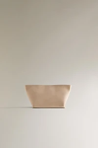 NUBUK LEATHER MAKEUP BAG